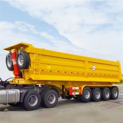 Pedido do cliente 100 toneladas de reboque traseiro para transporte duradouro e seguro