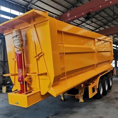 Semi-reboque de 50 a 80 toneladas, hidráulico, 3 eixos, 4 eixos, 5 eixos, inclinação, inclinação, inclinação traseira