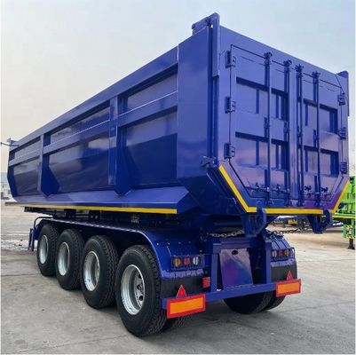 Semi-reboque de 50 a 80 toneladas, hidráulico, 3 eixos, 4 eixos, 5 eixos, inclinação, inclinação, inclinação traseira