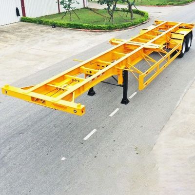 20Ft 40Ft 45Ft 53Ft Container Esqueleto Semi-remolque para Nigéria Caminhão Multifunção