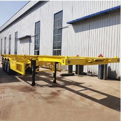 20Ft 40Ft 45Ft 53Ft Container Esqueleto Semi-remolque para Nigéria Caminhão Multifunção