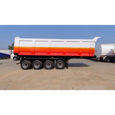 Carga útil máxima 30000 kg Caminhão de descarga traseiro em forma de U Semi-reboque de carregamento de carregamento
