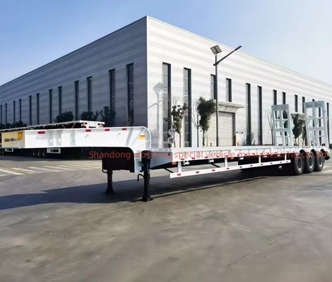 Semi-remolque de baixa capacidade de 60-120 toneladas com um bom e 3-5 eixos de capacidade