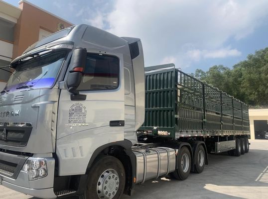3/4 eixos 50 toneladas cerca semi-reboque para vegetais e gado opção personalizável