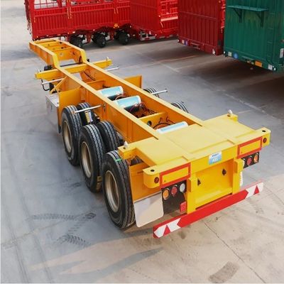 JOST 2&quot; 50mm ou3.5&quot; 90mm King Pin 2024 3 eixo esqueleto Container Chassis Semi-trailer