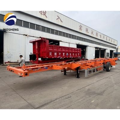 JOST 2&quot; 50mm ou3.5&quot; 90mm King Pin 40ft Container Truck Trailer Esqueleto Semi Trailer