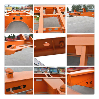 JOST 2&quot; 50mm ou3.5&quot; 90mm King Pin 40ft Container Truck Trailer Esqueleto Semi Trailer