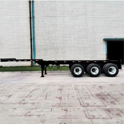 3 eixos FUWA Semi-reboque esqueleto para 50 toneladas de carga útil máxima Container Chassis Semi-reboque