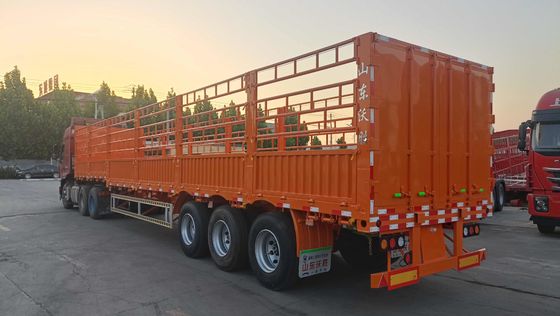 Carregamento personalizável Estaca de vedação de cargas Semi camião trailer para o transporte de frutas e legumes
