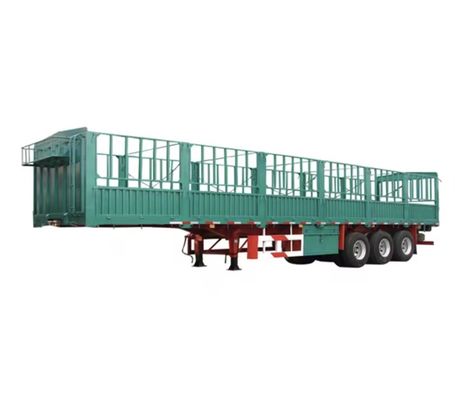 3 eixos 4 eixos 40ft transporte de gado vedação semi-reboque com Wabco sistema de travagem