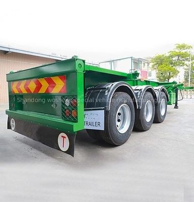 2 eixos 3 eixos 4 eixos Skeleton Trailer para o transporte de 20ft 40ft 45ft contêineres no melhor