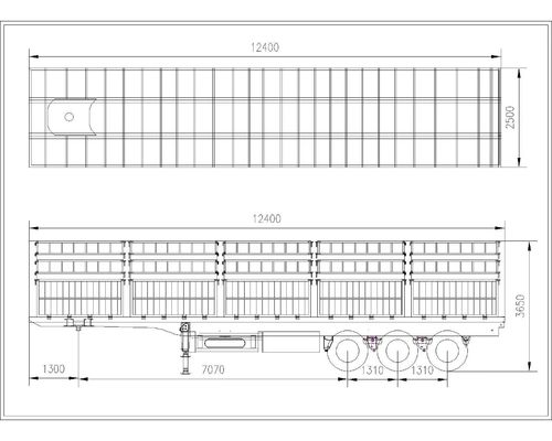 3 eixo 60 toneladas Porco Ovelha Bode Carga Transporte Estaca Cercas Trailers para Agricultura