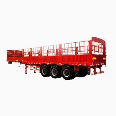 3 eixos vedação de carga semi-reboque 50 / 60 toneladas vedação carregamento a granel reboques estaca vedação reboque