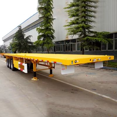 Semi-reboque de 100 toneladas de carga útil máxima para transporte de contentores e cargas a granel