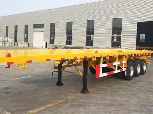 Semi-reboque de 100 toneladas de carga útil máxima para transporte de contentores e cargas a granel