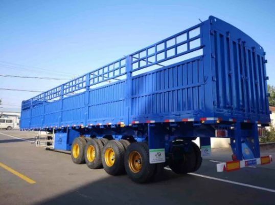 Transporte de vegetais com confiança Usando 80t tipo de estaca Semi-reboque Reboque de cerca