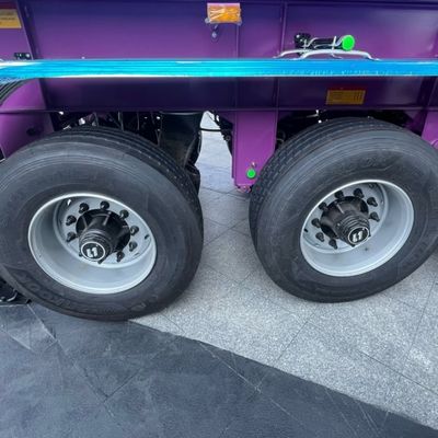 60-120T Rear Dump Semi Trailer Tipper Truck Trailer com Q345B / T700 Steel Main Beam