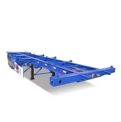 Reboque de contêineres Esqueleto Semi-reboque para transporte 20ft 40ft Container com design
