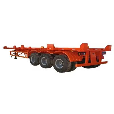 Reboque de contêineres Esqueleto Semi-reboque para transporte 20ft 40ft Container com design