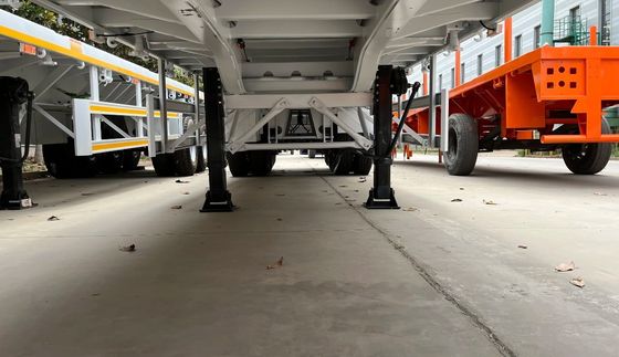 Semi-reboque de 50 toneladas com chassi de contêiner e filamento de 50 mm ou 90 mm