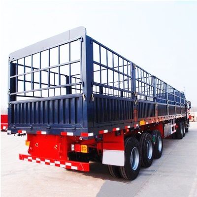 Semi-reboque de aço personalizável para transporte flexível e conveniente de carga animal