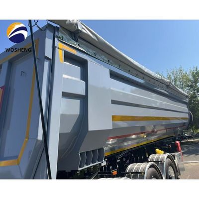 35 metros cúbicos em forma de U 60 toneladas descarga traseira hidráulica