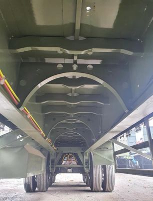Semi-reboque multifuncional de cerca lateral de 3 eixos e 4 eixos para caminhão com estrutura de aço