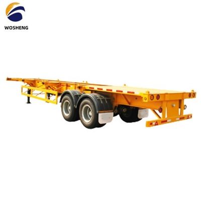 2 eixos 20FT Esqueleto Container Container Transporte Semi-remolque para solicitação do cliente