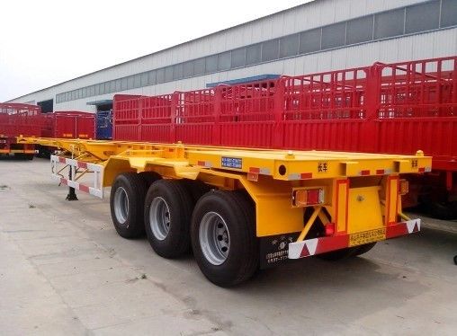 2 eixos 20FT Esqueleto Container Container Transporte Semi-remolque para solicitação do cliente