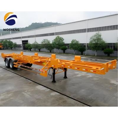 2 eixos 20FT Esqueleto Container Container Transporte Semi-remolque para solicitação do cliente