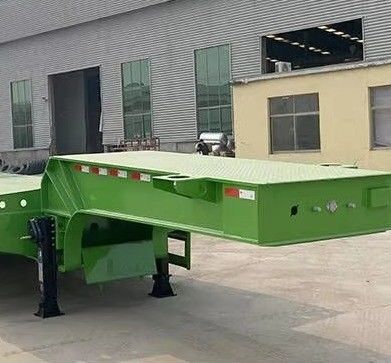 150 Tons Max Loading Lowboy Semi-trailer Lowbed para transporte de carga pesada personalizável