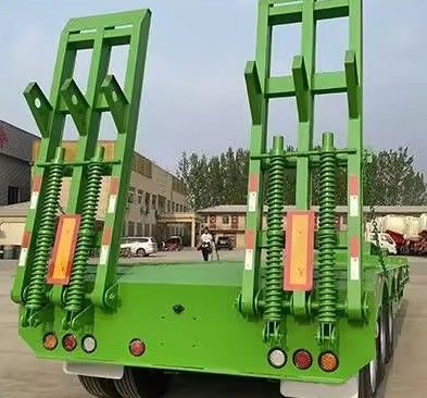 150 Tons Max Loading Lowboy Semi-trailer Lowbed para transporte de carga pesada personalizável