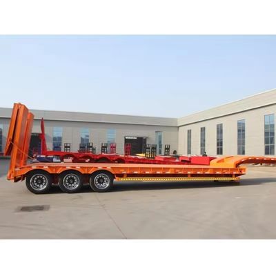 150 Tons Max Loading Lowboy Semi-trailer Lowbed para transporte de carga pesada personalizável