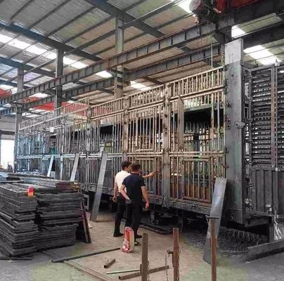 Função vegetal 3 eixos FUWA Semi-reboque de cerca alta para animais de criação