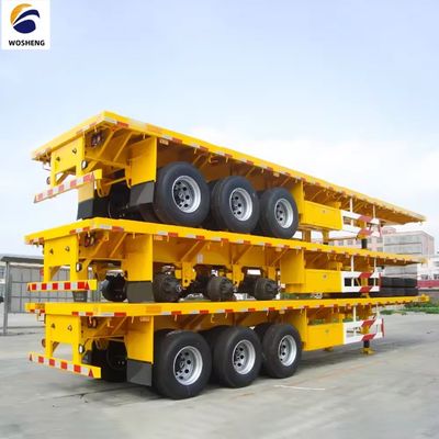 Carga útil máxima de 100 toneladas Semi-Relógio Ideal para o transporte de 20ft 45ft 40ft Container