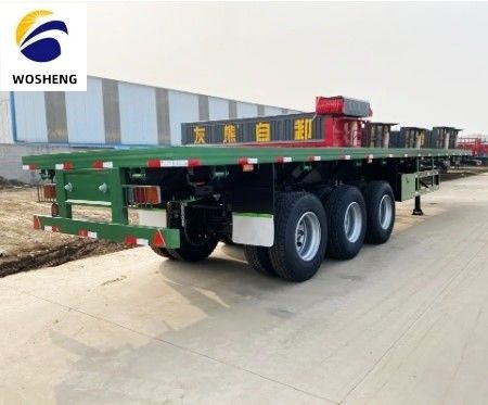 Carga útil máxima de 100 toneladas Semi-Relógio Ideal para o transporte de 20ft 45ft 40ft Container