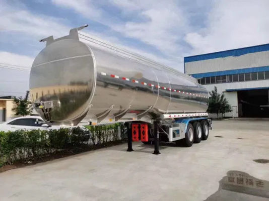 Reboque de aterragem Wosheng padrão de 28 toneladas para tanque de óleo/água/leite/gasolina