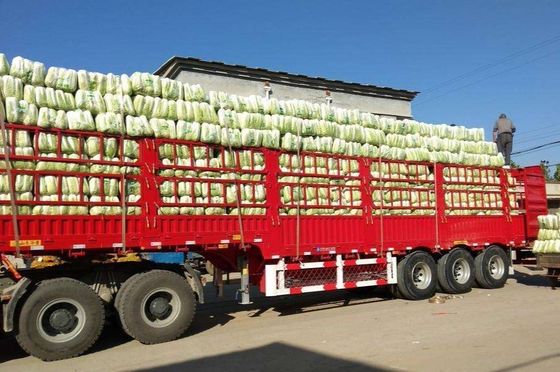 3 eixos personalizados 60 80 toneladas de transporte de frutas e legumes