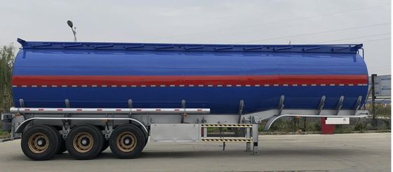 Semi-reboque de transporte de combustível de petróleo e óleo diesel de 45000 litros, sob pedido do cliente