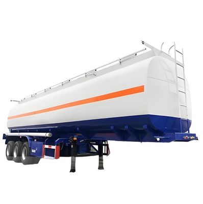 Aço carbono 42cbm Diesel Oil Fuel Tanker Semi-trailer com carga útil máxima 30000 kg