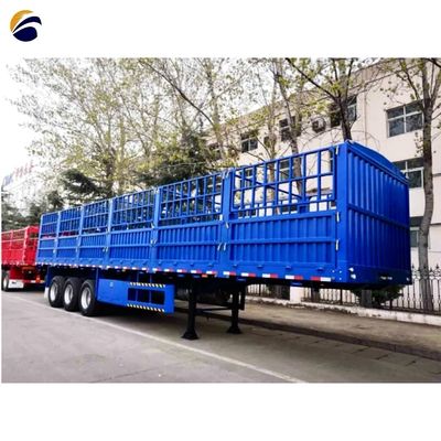 3 eixos 40 a 80 toneladas de cargas de transporte de vedação Semi-reboque com trem de pouso de carga pesada 28t