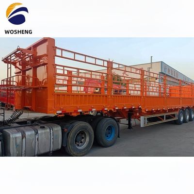 3 eixos 40 a 80 toneladas de cargas de transporte de vedação Semi-reboque com trem de pouso de carga pesada 28t