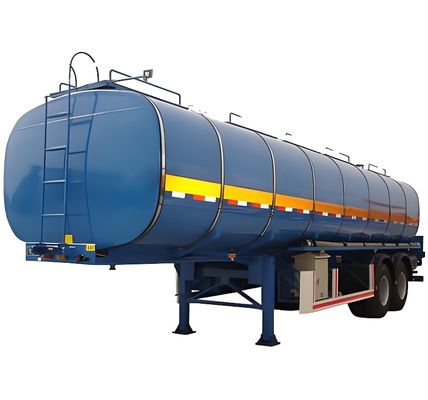 Caminhão de combustível ou de petróleo de 40000 a 75000 litros Semi-remolque com peso total de 9800 kg