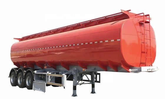 Caminhão de combustível ou de petróleo de 40000 a 75000 litros Semi-remolque com peso total de 9800 kg