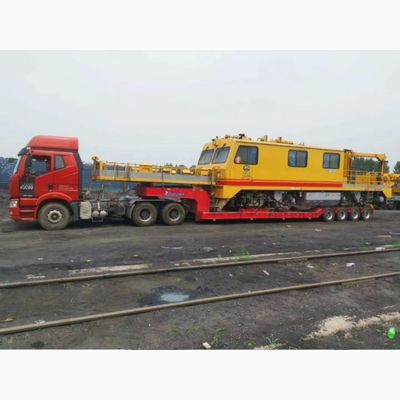 Rampa hidráulica durável Multiaxos 3 4 eixos Excavador de carga de eixo baixo Caminhão Semi-reboque
