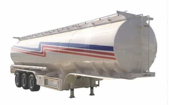 3 eixos de aço inoxidável 50000 litros Cisterna de petróleo Semi-reboque para transporte de grande volume