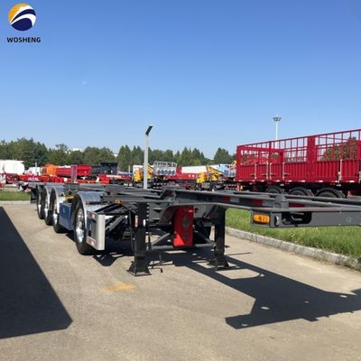 Transporte de contêineres Esqueleto Veículo Esqueleto Semi-chassis para reboque de contêineres de 50 t