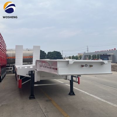 Semi-reboque de 3 eixos para transporte de máquinas pesadas 13000x3000x3300mm