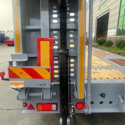 Suspensão aerodinâmica 3 eixos 40 a 80 toneladas de aço Semi-reboque para escavadeiras e dozers