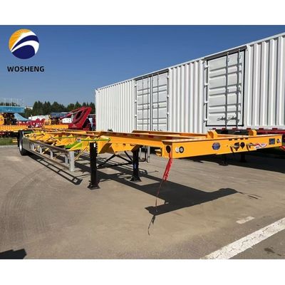 Container Transport 40ft 12m Container Trailer Chassis para Containers de 20 pés e 40 pés